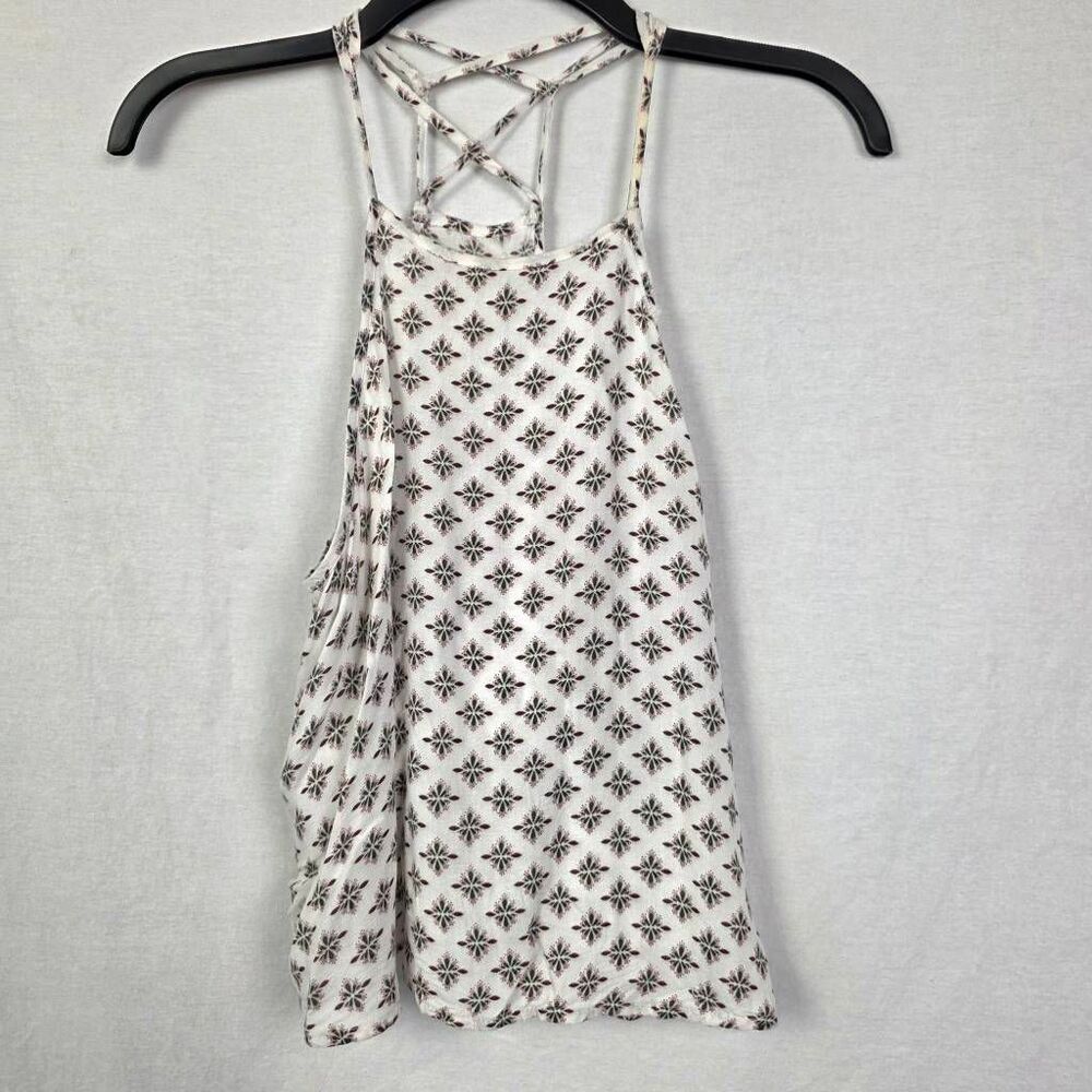 Hollister Floral Tank Top XS Strappy Boho